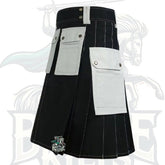 Black & White Carhartt Work Utility Kilt – Premium Workwear & Hybrid Utility Kilt